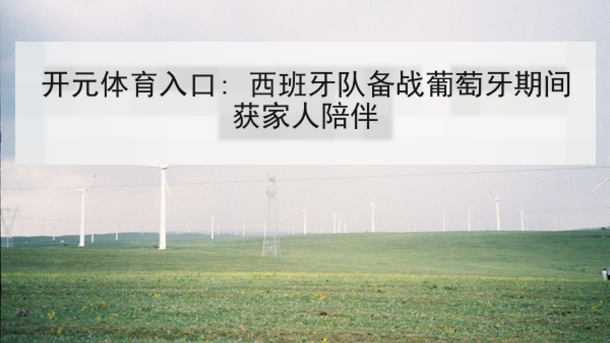 开元体育入口: 西班牙队备战葡萄牙期间获家人陪伴